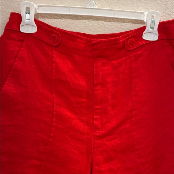 Madewell High Waist Red Women's Shorts NEW NWT - Picture 4 of 6